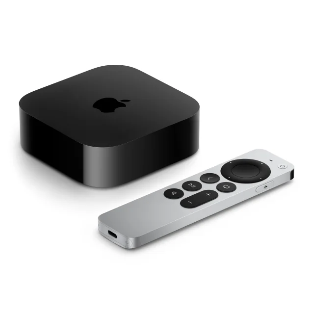 Box smart TV Apple 4K Nero, Argento Ultra HD 128 GB Wi-Fi Collegamento ethernet LAN [MN893HY/A]