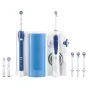 Spazzolino elettrico Oral-B PRO 2000 + Oxyjet Adulto rotante-oscillante Blu, Bianco [80311065]