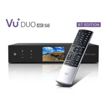 Set-top box TV VU+ Duo 4K SE BT Edition, ricevitore satellitare/cavo nero, sintonizzatore doppio FBC DVB-S2X, DVB-C [13610-584]