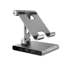 j5create JTS224-N Supporto multiangolare con docking station per iPad Pro® [JTS224-N]