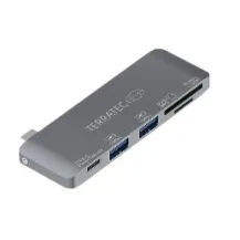Terratec 283005 replicatore di porte e docking station per notebook USB 3.2 Gen 1 (3.1 1) Type-C Grigio [283005]