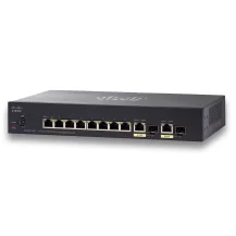 Switch di rete Cisco Small Business SF352-08P Gestito L2/L3 Fast Ethernet [10/100] Supporto Power over [PoE] 1U Nero (CISCO 8-PORT 10/100 - POE MANAGED SWITCH) [SF352-08P-K9-UK]