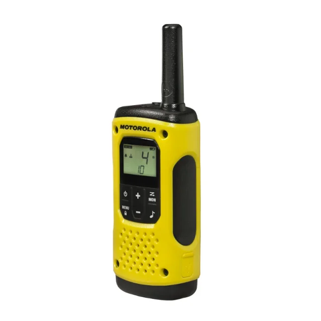 Motorola Talkabout T92 H2O ricetrasmittente 16 canali 446.00625 - 446.19375 MHz Nero, Giallo (MOTOROLA H20 WATERPROOF PMR446 TWIN) [A9P00811YWCMAG]