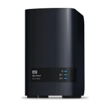 Server NAS Western Digital My Cloud EX2 Ultra Desktop Marvell Armada 385 1 GB DDR3 16 TB HDD OS Nero [WDBVBZ0160JCH-EESN]