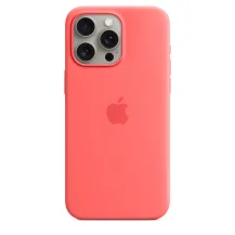 Custodia per smartphone Apple MagSafe in silicone iPhone 15 Pro Max - Guava (Apple Back cover for mobile phone compatibility guava Max) [MT1V3ZM/A]