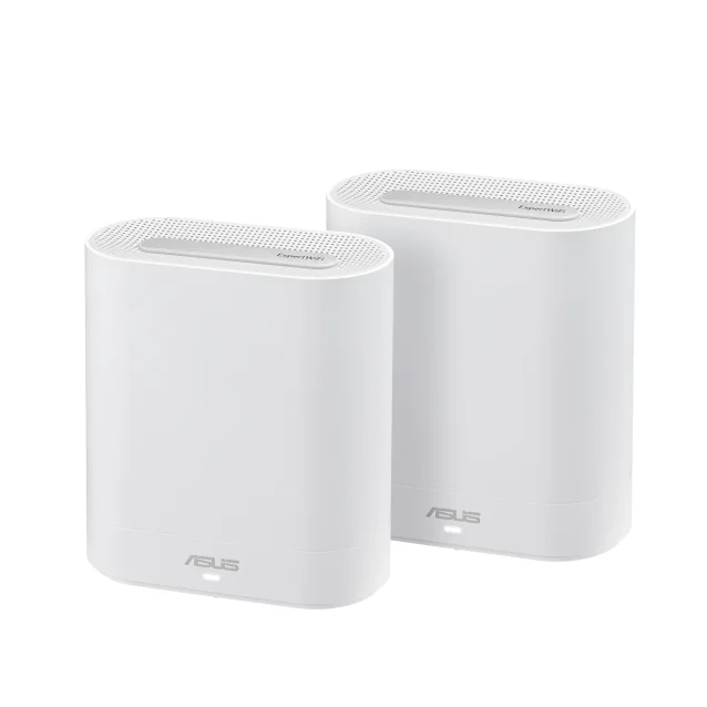 ASUS EBM68(2PK) – Expert Wifi Banda tripla (2.4 GHz/5 GHz) Wi-Fi 6 (802.11ax) Bianco 3 Interno [90IG07V0-MO3A40]