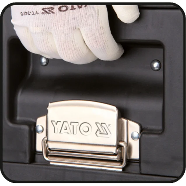 Yato YT-09107 Cassetta degli attrezzi Metallo Nero, Rosso [YT-09107]