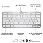 Logitech MX Keys Mini per Mac Tastiera Wireless, Minimal, Compatta, Bluetooth, Tasti Retroilluminati, USB-C, Digitazione Tattile, Compatibile con Apple macOS, iPad OS, in Metallo [920-010522]