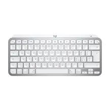 Logitech MX Keys Mini per Mac Tastiera Wireless, Minimal, Compatta, Bluetooth, Tasti Retroilluminati, USB-C, Digitazione Tattile, Compatibile con Apple macOS, iPad OS, in Metallo [920-010522]
