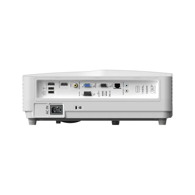 Optoma EH330UST videoproiettore Proiettore a raggio ultra corto 3600 ANSI lumen DLP 1080p (1920x1080) Compatibilità 3D Bianco [E1P1A1GWE1Z1]