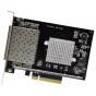 StarTech.com Scheda di Rete per Server SFP+ a Quattro Porte - PCI Express Chip Intel XL710 [PEX10GSFP4I]