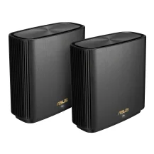 ASUS ZenWiFi AX (XT9) AX7800 1er Pack Schwarz Banda tripla (2.4 GHz/5 GHz) Wi-Fi 6 (802.11ax) Nero 4 Interno [90IG0740-MO3B50]