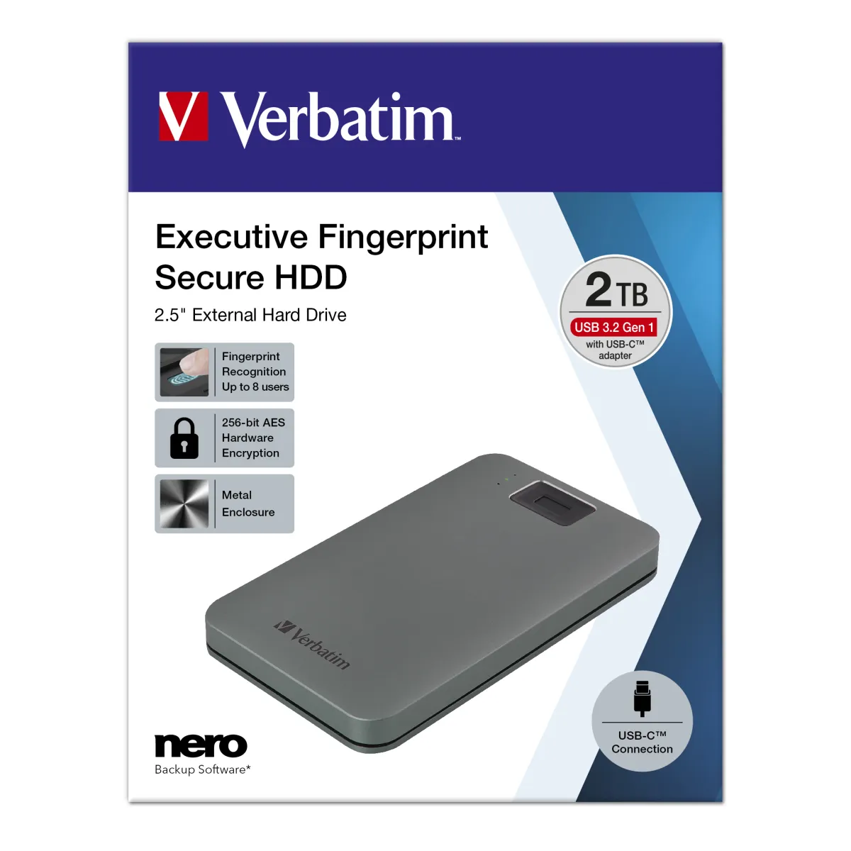 SCOPRI LE OFFERTE ONLINE SU Hard disk esterno Verbatim 53653 disco rigido 2  TB Grigio [53653]