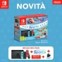 Console portatile Nintendo Switch con Joy-Con Rosso Neon e Blu + Sports fascia per la gamba Tre mesi di Online