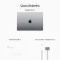 Notebook Apple MacBook Pro 14'' M2 core: 10 CPU 16 GPU 512GB SSD - Grigio Siderale [MPHE3T/A]