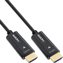 InLine Cavo HDMI AOC, High Speed with Ethernet, 4K/60Hz, M/M 80m [17580O]