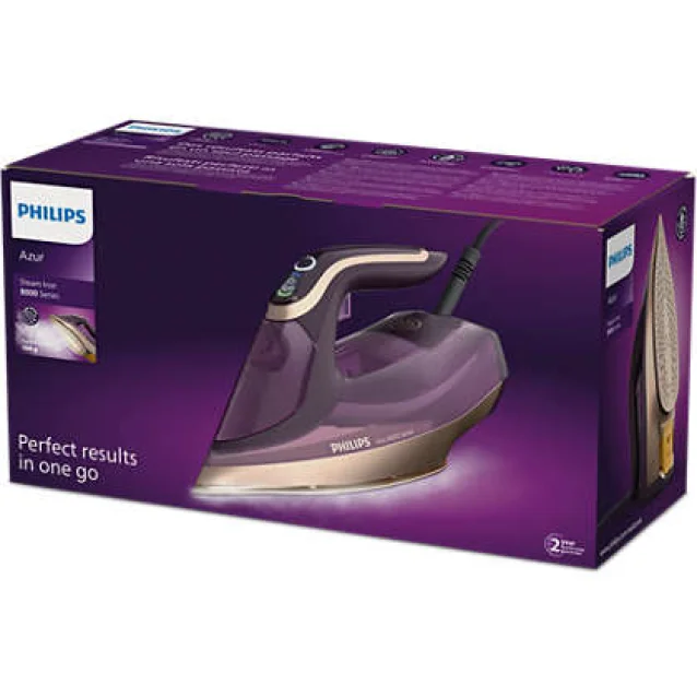 SCOPRI LE OFFERTE ONLINE SU Philips DST8040/30 ferro da stiro Ferro a vapore  Piastra soletta SteamGlide Elite 3000 W Lillà [DST8040/30]