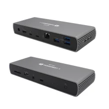 i-tec TB4DUALDOCKPDUK replicatore di porte e docking station per notebook Cablato Thunderbolt 4 Nero (THUNDERBOLT DUAL DISPLAY - DOCKING STATION PD 96W UK VERSIO) [TB4DUALDOCKPDUK]