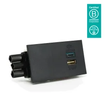 Dataflex 26.103 Caricabatterie per dispositivi mobili Universale Nero AC Interno (Dataflex Charger USB 30W - black [None warranty]) [26.103]