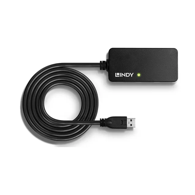 Hub USB Lindy 43159 hub di interfaccia 3.2 Gen 1 (3.1 1) Type-A 5000 Mbit/s Nero [43159]
