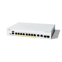 Switch di rete Cisco Catalyst 1300 Gestito L2 Gigabit Ethernet (10/100/1000) Supporto Power over (PoE) Grigio [C1300-8FP-2G]