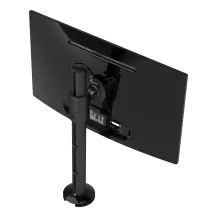Dataflex Viewlite braccio porta monitor - scrivania 103 (Dataflex single arm black desk clamp and bolt through mounts fixed depth [5Years warranty]) [58.103]