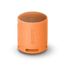 Altoparlante portatile Sony SRS-XB100 - Speaker Wireless Bluetooth, portatile, leggero, compatto, da esterno, viaggio, resistente IP67 impermeabile e antipolvere, batteria 16 ore, cinturino versatile, chiamate in vivavoce â€“ Arancio (Bluetooth Portable Orange) [SRSXB100D.CE7]