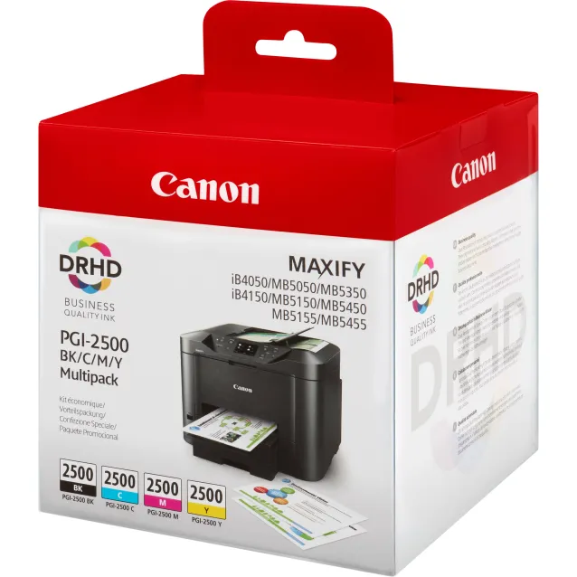 Cartuccia inchiostro Canon Confezione multipla di inchiostri PGI-2500 BK/C/M/Y [PGI-2500]