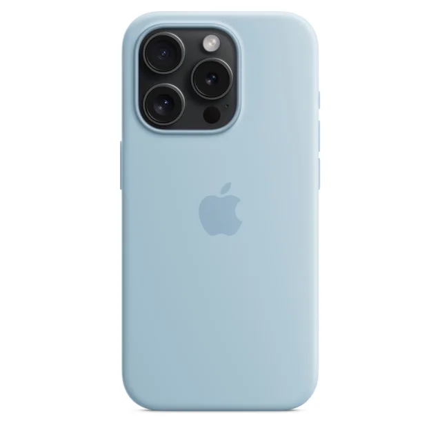 Custodia per smartphone Apple MagSafe in silicone iPhone 15 Pro - Blu chiaro [MWNM3ZM/A]