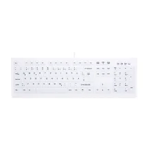 CHERRY AK-C8100F-U1-W/GE tastiera USB QWERTZ Tedesco Bianco [AK-C8100F-U1-W/GE]