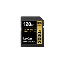 Memoria flash Lexar 2000x 128 GB SDHC Classe 10 (128GB Professional SDH UHS-II Card) [LSD2000128G-BNNNG]