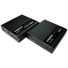 Cables Direct HD-EX270 moltiplicatore AV Trasmettitore e ricevitore Nero (4K HDMI OVER ETHERNET EXTENDER KIT -) [HD-EX270]
