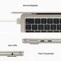 Notebook Apple MacBook Air M2 8-core CPU 10-core GPU 512GB SSD - Galassia [MLY23T/A]
