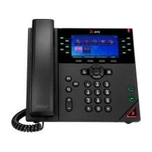 POLY VVX 450 telefono IP Nero 12 linee LED (VVX DESKTOP PHONE OBI POE - EDITION 12-LINE BP) [89B60AA]