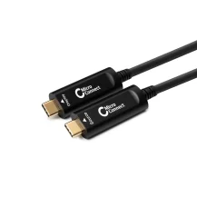 Microconnect USB3.1CC10OP cavo USB 10 m 3.2 Gen 1 [3.1 1] C Nero (Premium Optic USB-C, 10m - Supporting 4K60Hz, Only Video, not charging Warranty: 300M) [USB3.1CC10OP]