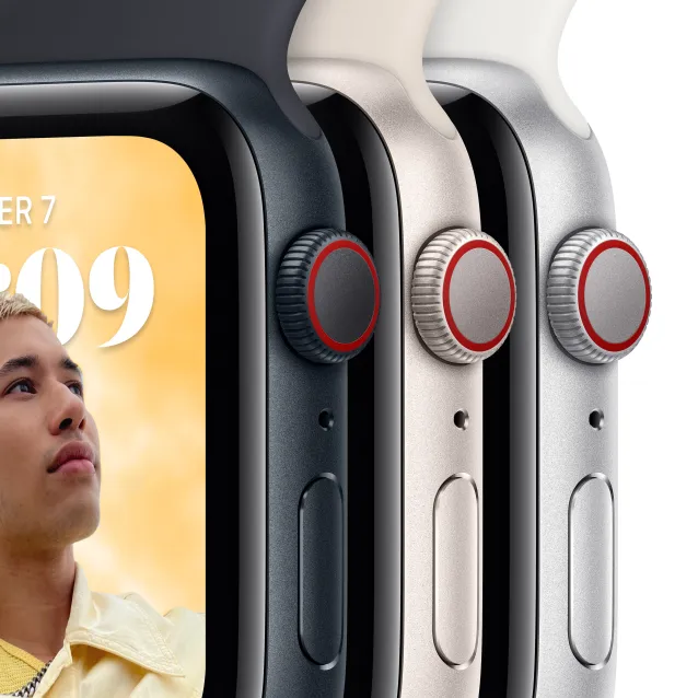Smartwatch Apple Watch SE OLED 44 mm Digitale 368 x 448 Pixel Touch screen 4G Beige Wi-Fi GPS (satellitare) [MNPT3FD/A]