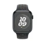 Apple MUV53ZM/A accessorio indossabile intelligente Band Nero Alluminio, Fluoroelastomero (Apple Nike - for smart watch 45 mm M/L [fits wrists 160-210 mm] midnight sky) [MUV53ZM/A]