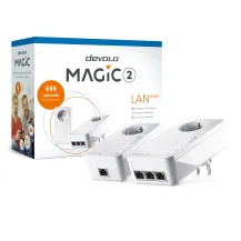 Devolo Magic 2 LAN triple Starter Kit 2400 Mbit/s Ethernet LAN White 2 pc(s)