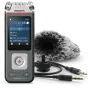 Philips Voice Tracer DVT7110/00 dittafono Flash card Antracite, Cromo [DVT7110/00]