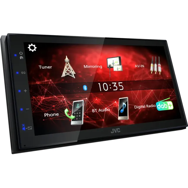 Autoradio JVC KW-M27DBT Ricevitore multimediale per auto Nero 180 W Bluetooth [KW-M27DBT]