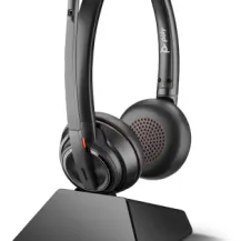 Cuffia con microfono POLY 8220 UC Auricolare Wireless A Padiglione Ufficio Nero [209215-02]