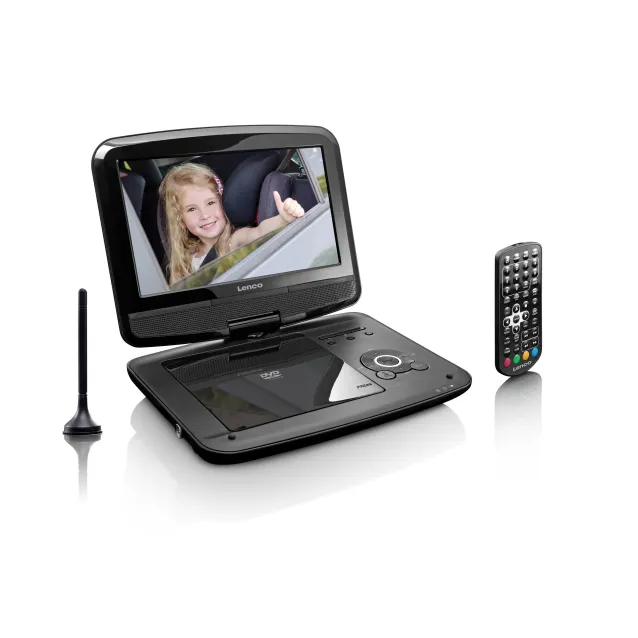 Lenco DVP-9413 lettore DVD/Blu-Ray portatile Lettore DVD Convertibile Nero 22,9 cm (9