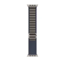 Apple MT5M3ZM/A accessorio indossabile intelligente Band Blu Poliestere riciclato, Spandex, Titanio (Apple - Loop for smart watch 49 mm Large size blue) [MT5M3ZM/A]