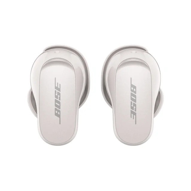 Cuffia con microfono Bose QuietComfort Earbuds II Auricolare Wireless In-ear Musica e Chiamate USB tipo-C Bluetooth Bianco (Bose EarBuds - Soapstone Warranty: 12M) [870730-0020]