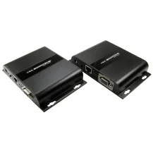 Cables Direct HD-EXVGA-120 moltiplicatore AV Trasmettitore e ricevitore Nero (120m SVGA & Audio Over Cat5e/Cat 6 Extender) [HD-EXVGA-120]