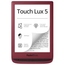 Lettore eBook PocketBook Touch Lux 5 lettore e-book screen 8 GB Rosso [PB628-R-WW-B]