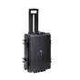 Valigetta porta attrezzi B&W Typ 6700, Koffer schwarz, herausnehmbarer, gepolsterter Koffereinsatz aus Gewebematerial [6700/B/RPD]