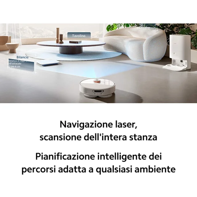 Xiaomi X10 Plus aspirapolvere robot Combi Bianco [BHR6363EU]