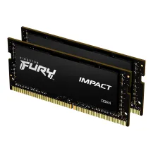 Memoria Kingston Technology FURY 16GB 3200MT/s DDR4 CL20 SODIMM (Kit of 2) Impact [KF432S20IBK2/16]