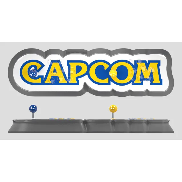 Console Koch Media Capcom Home Arcade Wi-Fi Blu, Grigio, Bianco, Giallo [1032987]